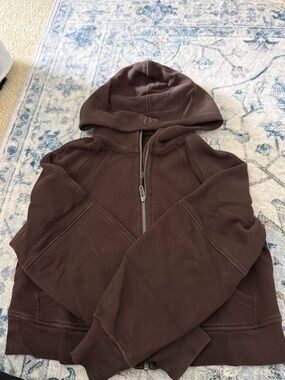 lululemon full zip scuba hoodie